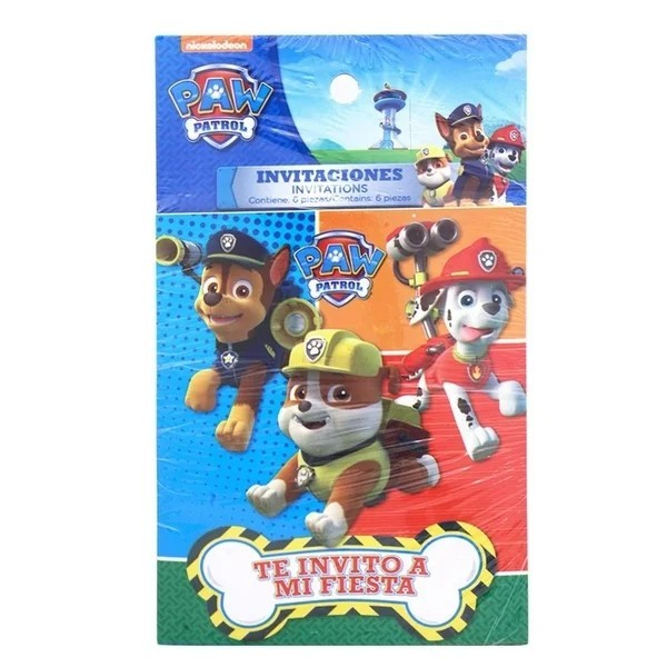 INVITACION SSUAJE PAW PATROL GRANMARK SS. PAQ.C6 E.24